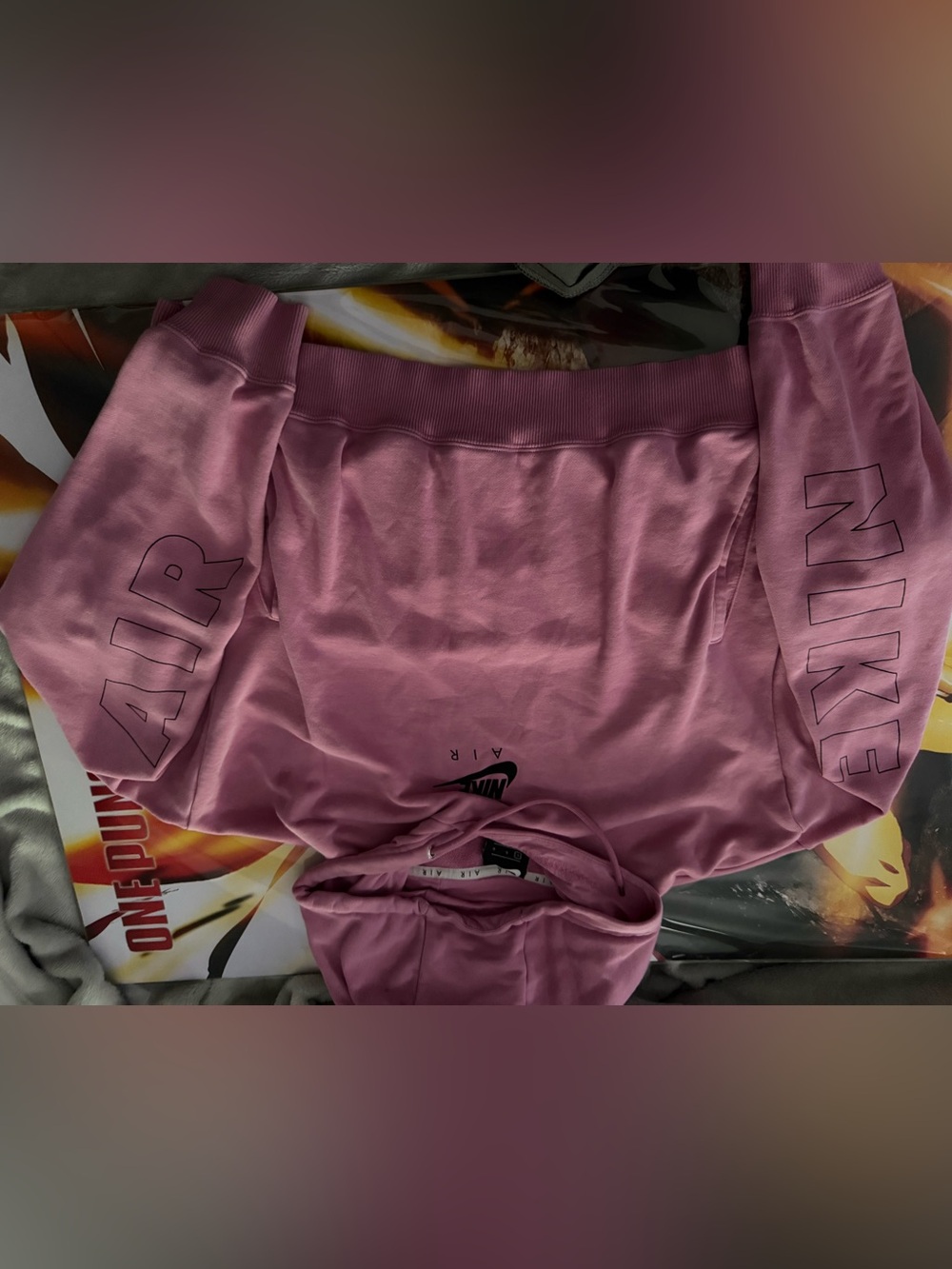 Nike Pink Logo Hoodie